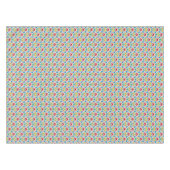 花のハートの民芸パターン テーブルクロス (正面(横))