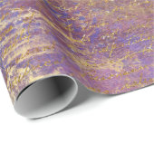 花のハート ゴールド アンティーク手書き ラッピングペーパー (ロールコーナー)