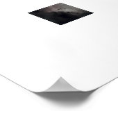 花のハート ポスター (角)