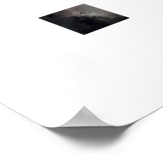 花のハート ポスター (角)