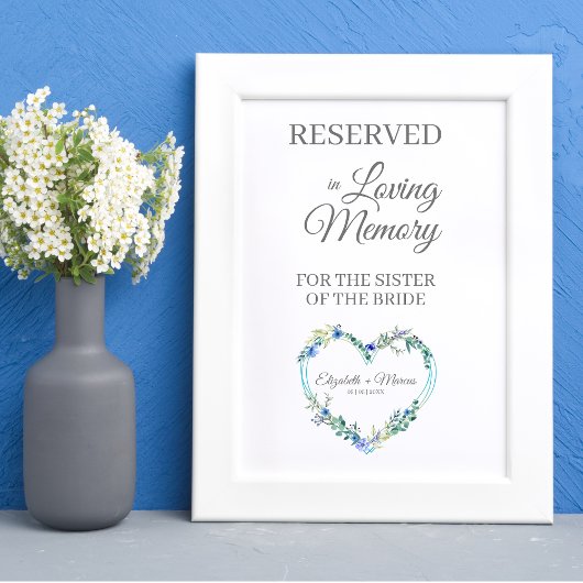 花のハート　愛する記憶　特別な席 ポスター