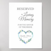 花のハート　愛する記憶　特別な席 ポスター (正面)