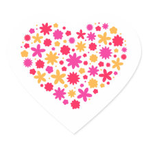 花のハート – 花愛好家のための素敵な贈り物