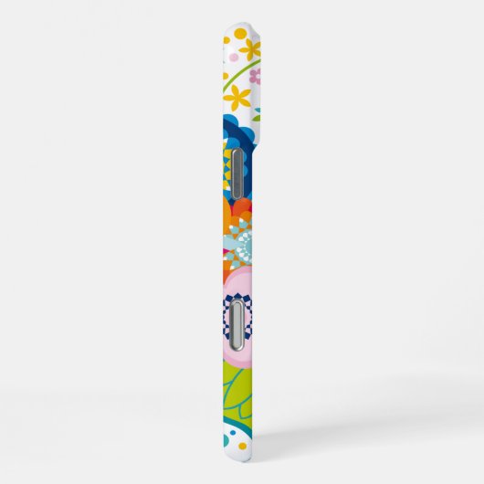 花のハート iPhoneケース (右側面)