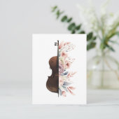 花のバイオリン。 サンキューカード (スタンド正面)