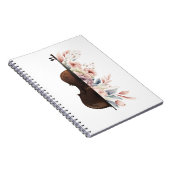 花のバイオリン。 ノートブック (右側)