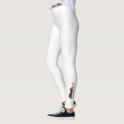 花のバイオリン。 レギンス (左)