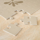 花のバスケットのイースターバニー ブルーム ジグソーパズル (側面)