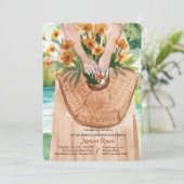 花のバスケットの招待状 招待状 (スタンド正面)