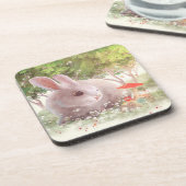 花のバニー コースター (左側)