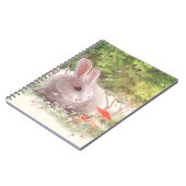 花のバニー ノートブック (左側)