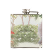 花のバニー フラスク (裏面)