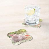 花のバニー ペーパーコースター (インサイチュ)