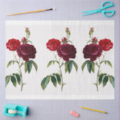 花のバラヴィンテージパターン 薄葉紙 (クラフト)