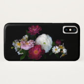 花のバラ園のアンティークによってはiPhone Xの箱が開花します Case-Mate iPhoneケース (裏面(横))