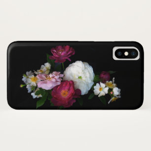 花のバラ園のアンティークによってはiPhone Xの箱が開花します iPhone X ケース