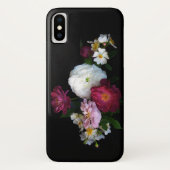 花のバラ園のアンティークによってはiPhone Xの箱が開花します Case-Mate iPhoneケース (裏面)
