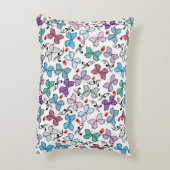 花のバレンタインパターン アクセントクッション (裏面(縦))