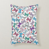 花のバレンタインパターン アクセントクッション (正面(垂直))