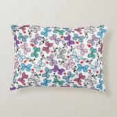 花のバレンタインパターン アクセントクッション (裏面)