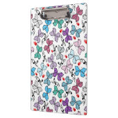 花のバレンタインパターン クリップボード (左)