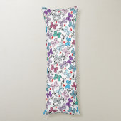 花のバレンタインパターン ボディピロー (裏面 (縦))