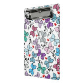 花のバレンタインパターン ミニクリップボード (アングル2)