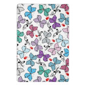 花のバレンタインパターン ミニクリップボード (裏面)