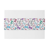 花のバレンタインパターン 招待状ベリーバンド (裏面例)