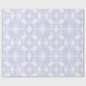 花のバロック式パターン ラッピングペーパー (フラット)