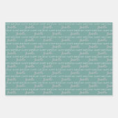 花のバースデー包装紙シート ラッピングペーパーシート (正面3)