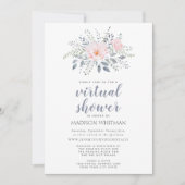 花のバーチャルシャワー 招待状 (正面)