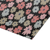 花のパターンカラフルヴィンテージ カッティングボード (角)