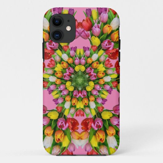 花のパターンデザインiPhone / iPadケース Case-Mate iPhoneケース (裏面)