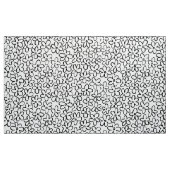 花のパターン080821 – 白黒 ファブリック (ヤード)