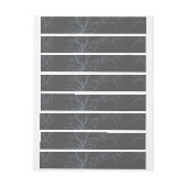 花のパターン13 ラップアラウンドラベル (シート)