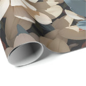 花のパターン14 |折り返し紙 ラッピングペーパー (ロールコーナー)