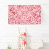 花のパターン14 横断幕 (インサイチュ)