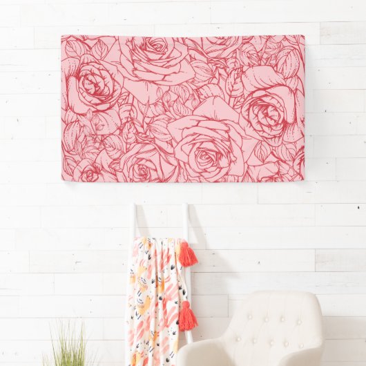 花のパターン14 横断幕 (インサイチュ)