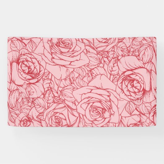 花のパターン14 横断幕 (横)