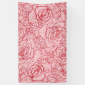 花のパターン14 横断幕 (縦)