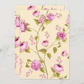 花のパターン16 サンキューカード (正面/裏面)