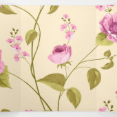 花のパターン16 三つ折りクリスマスカード (内部中)