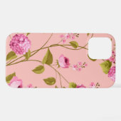 花のパターン17 iPhoneケース (裏面横)