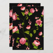 花のパターン18 サンキューカード (正面/裏面)