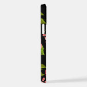 花のパターン18 iPhoneケース (右側面)