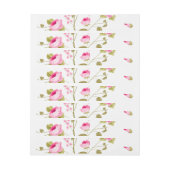 花のパターン19 ラップアラウンドラベル (シート)