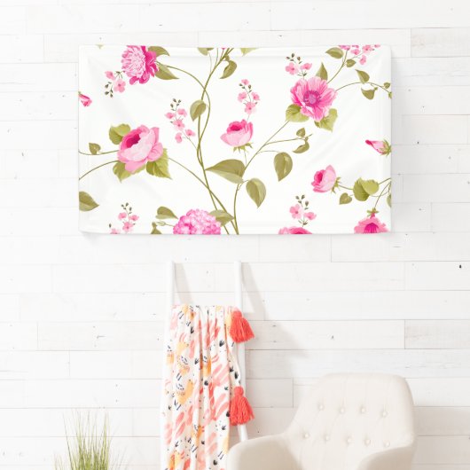 花のパターン19 横断幕 (インサイチュ)