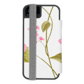 花のパターン19 INCIPIO iPhoneウォレットケース (フォリオ裏面)