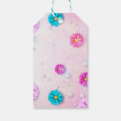 花のパターン7 ギフトタグ (裏面)
